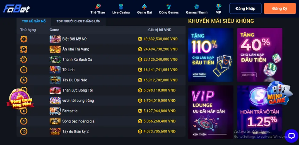 Ưu đãi độc quyền và khuyến mãi hấp dẫn cho game Bắn Cá tại 6bet